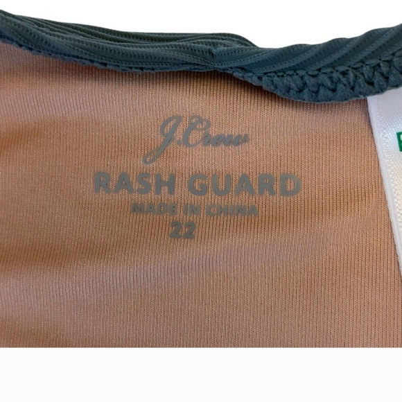 J CREW Active ribbed long-sleeve one-piece swimsuit 22 NWT - Picture 4 of 7